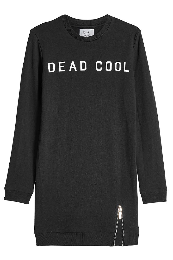 Zoe Karssen Zoe Karssen Printed Long Cotton Sweatshirt