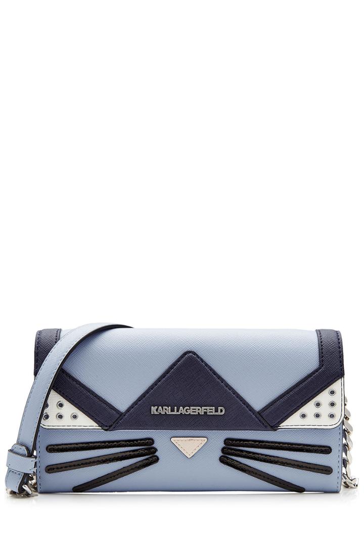 Karl Lagerfeld Karl Lagerfeld Cat Crossbody Mini Shoulder Bag