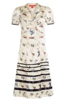 Hilfiger Collection Hilfiger Collection Printed Silk Dress