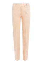 Hugo Hugo Cropped Cotton Pants - Magenta