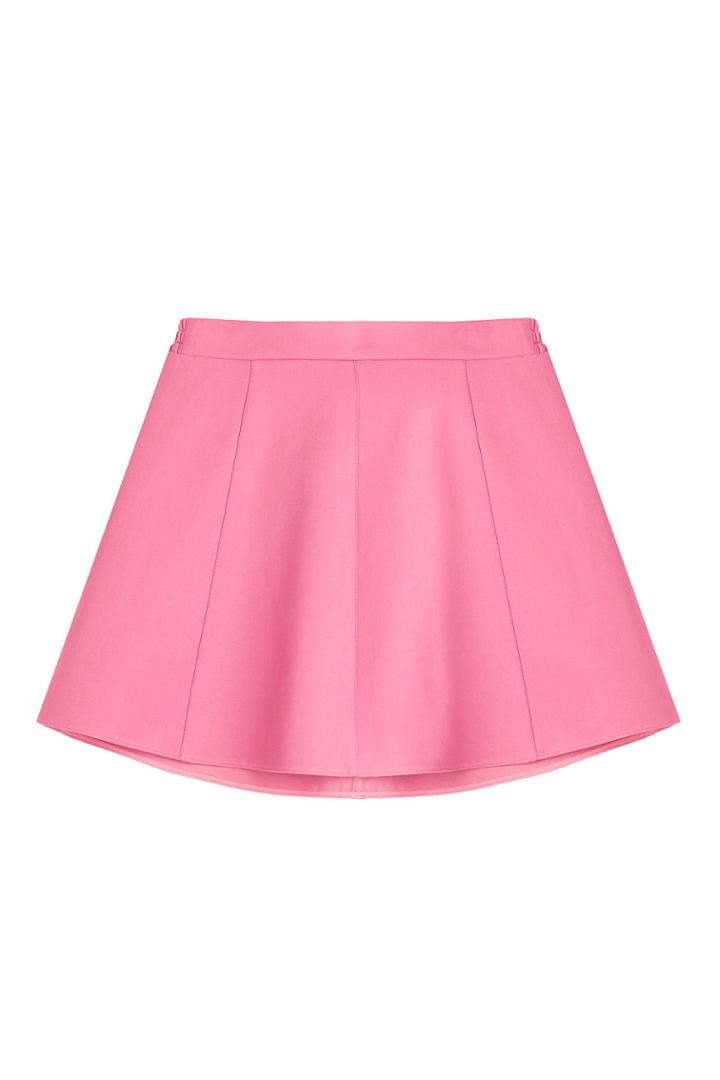 R.e.d. Valentino R.e.d. Valentino Flared Skirt With Cotton - Magenta