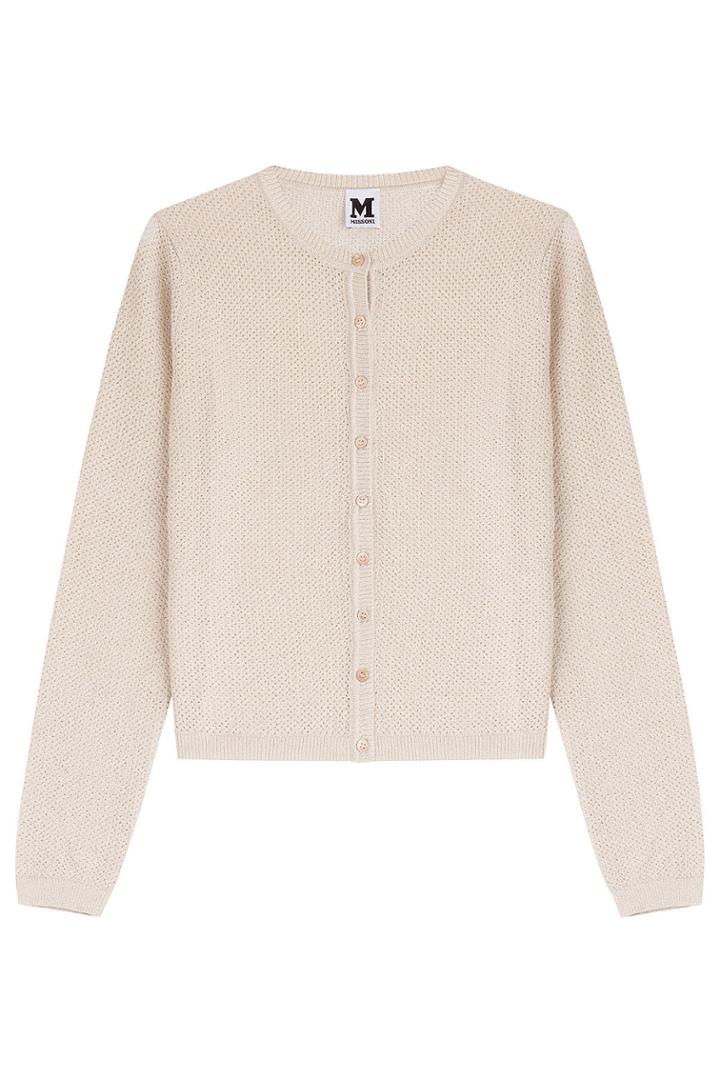 M Missoni M Missoni Knit Cardigan With Metallic Thread