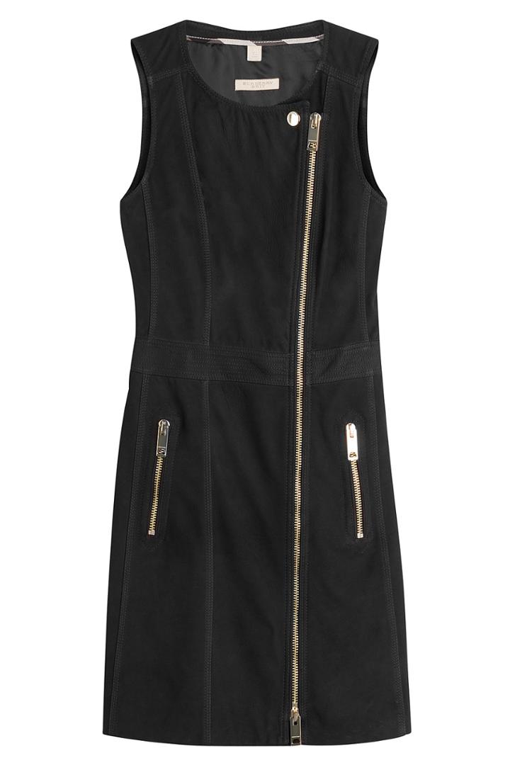 Burberry Brit Burberry Brit Suede Biker Dress - Black