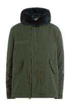 Mr & Mrs Italy Mr & Mrs Italy Cotton Parka With Fox Fur Collar