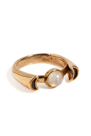 Pamela Love Pamela Love Bronze Luna Ring - Gold