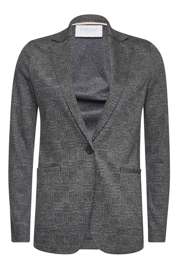 Harris Wharf London Harris Wharf London Houndstooth Blazer With Virgin Wool And Cotton