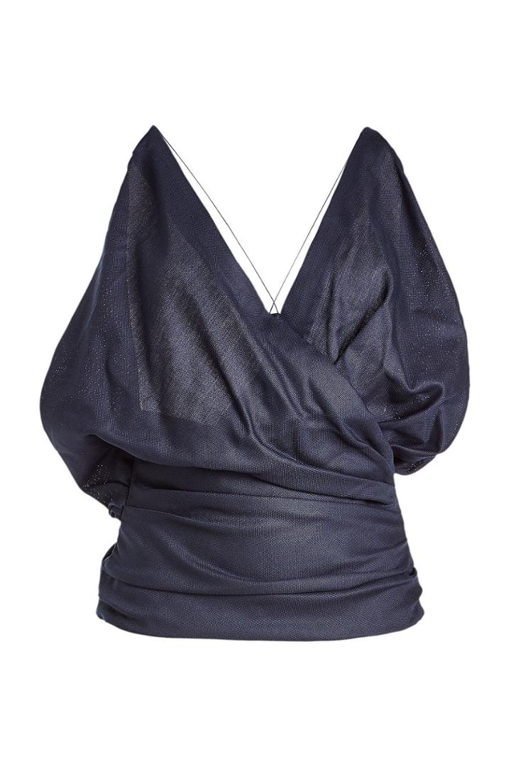 Jacquemus Jacquemus Sao Draped Wool Top