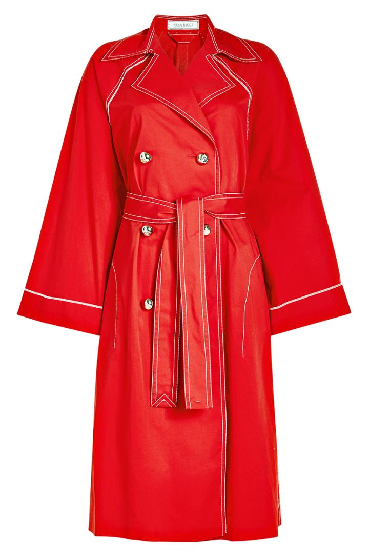 Nina Ricci Nina Ricci Cotton Trench Coat