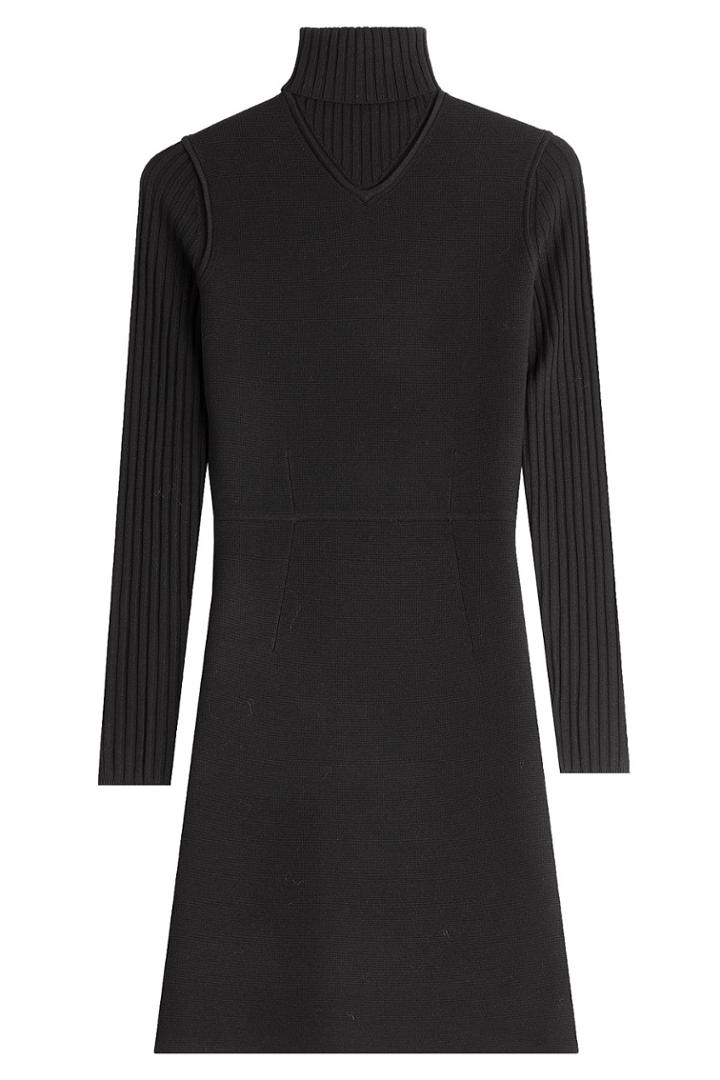 Theory Theory Wool Turtleneck Sweater Dress