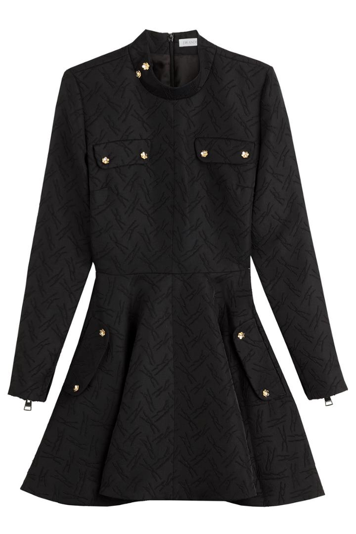 J.w. Anderson J.w. Anderson Embroidered Wool Dress