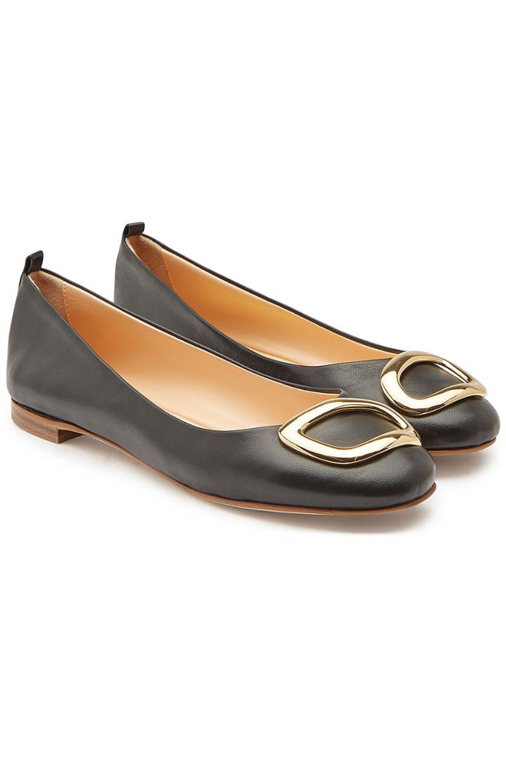 Rupert Sanderson Rupert Sanderson New Vedette Leather Ballerinas