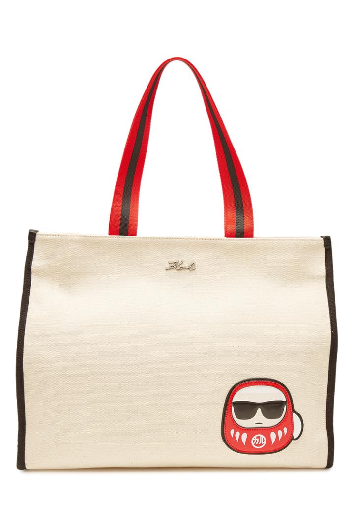 Karl Lagerfeld Karl Lagerfeld K/tokyo Canvas Shopper