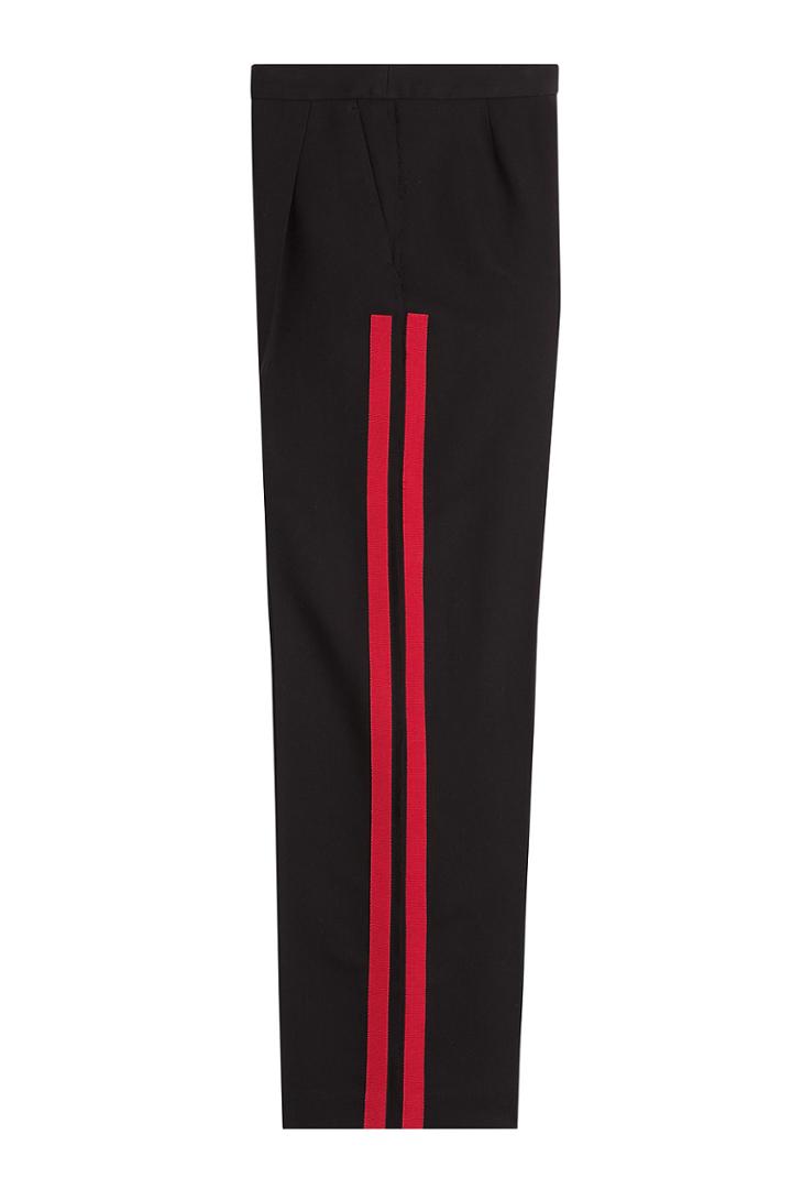 Alexander Mcqueen Alexander Mcqueen Wool-silk Wide Leg Pants