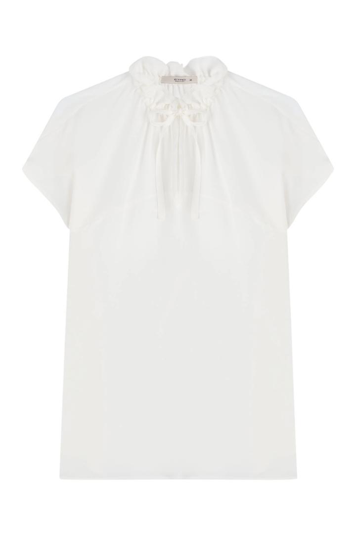 Etro Etro Silk Tie Neck Top