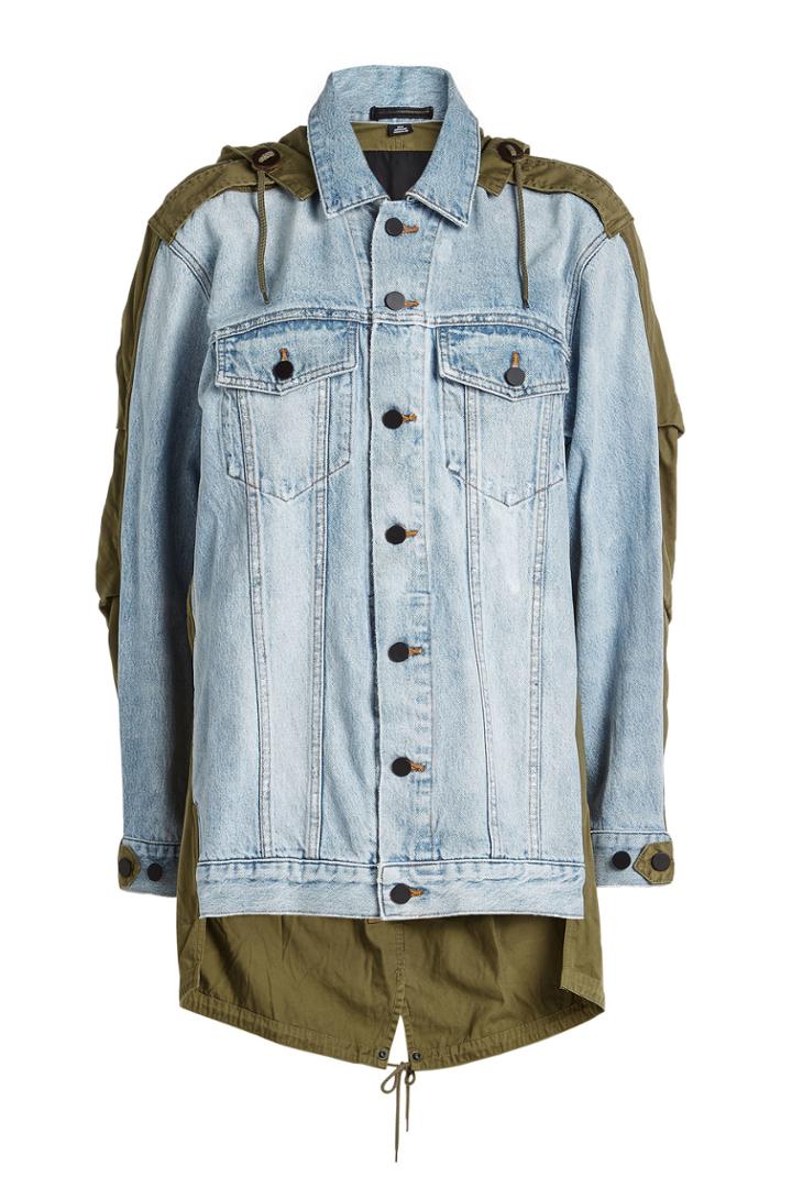 Alexanderwang.t Alexanderwang.t Layered Denim Jacket