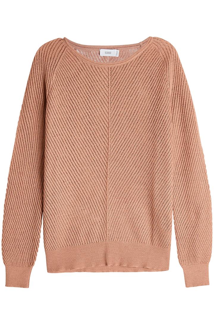 Closed Closed Ribbed Pullover With Cotton And Linen