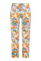 Moschino Moschino Printed Cotton-silk Pants - Multicolor