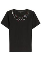 Marc Jacobs Marc Jacobs Cotton T-shirt With Embellishment - Black