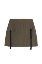 Damir Doma Damir Doma Silk Skirt With Perforated Detail - Green