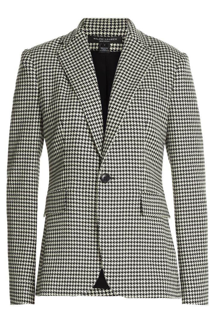 Ralph Lauren Black Label Ralph Lauren Black Label Printed Wool Blazer - Multicolor