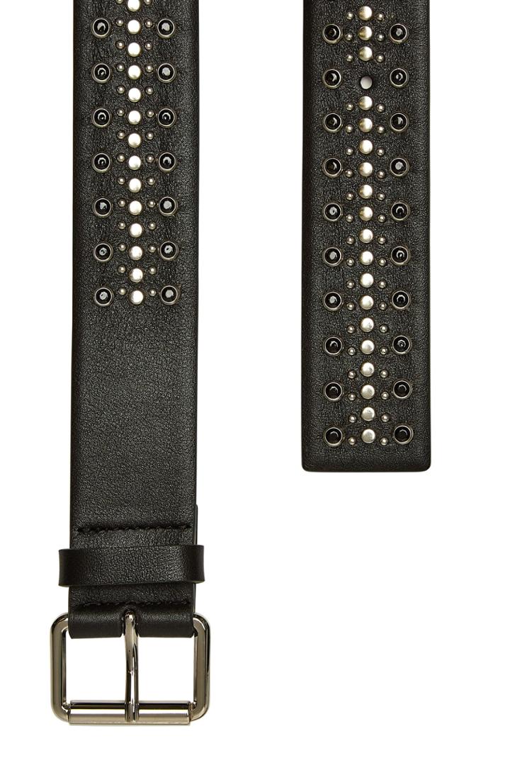 Valentino Valentino Embellished Leather Belt