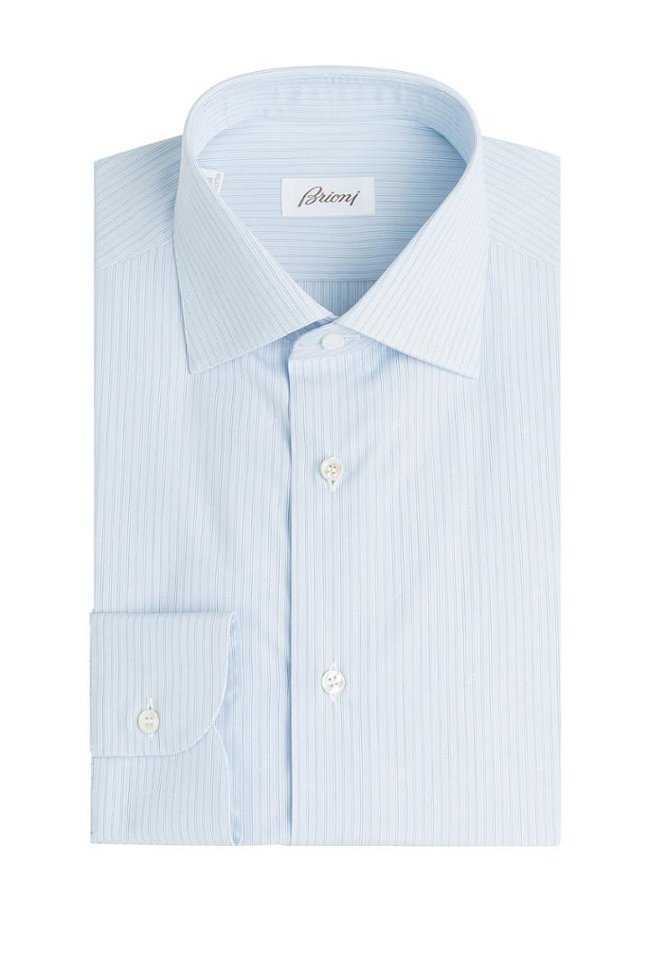 Brioni Brioni Striped Cotton Button-down - None