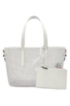 Off-white Off-white Pvc Shopper With Leather