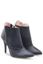 Repetto Repetto Leather And Suede Ankle Boots - Blue