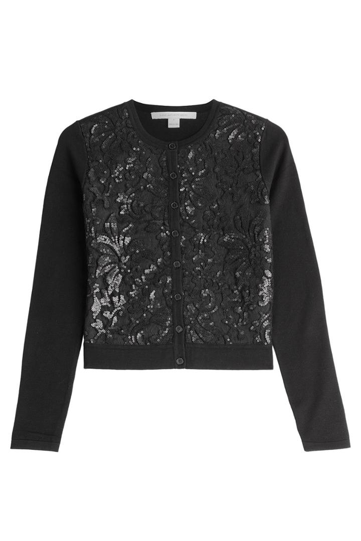 Diane Von Furstenberg Diane Von Furstenberg Silk-blend Cardigan With Sequins