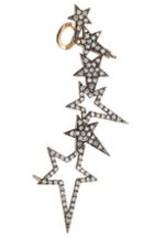 Diane Kordas 18kt Rose Gold Ear Cuff With White Diamonds