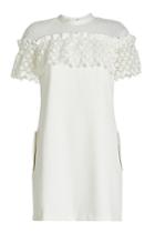 Self-portrait Self-portrait Crepe Dress With Lace