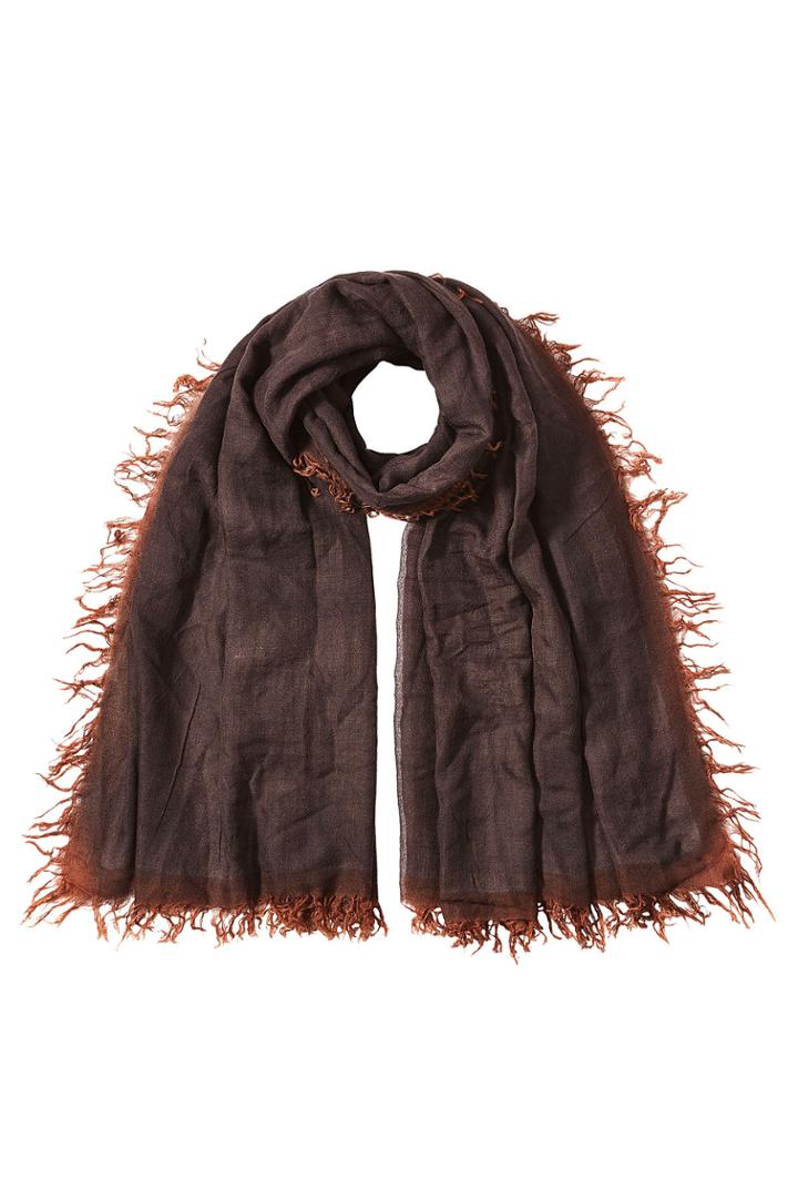 Faliero Sarti Faliero Sarti Virgin Wool Scarf - Brown