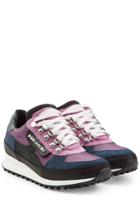 Dsquared2 Dsquared2 Leather, Mesh And Suede Sneakers - Multicolor