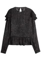 Preen Preen Blouse With Silk - Black