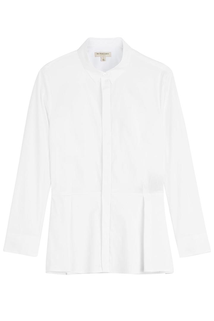 Burberry Burberry Cotton Shirt With Peplum