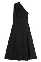 Preen Preen One Shoulder Cocktail Dress - Black