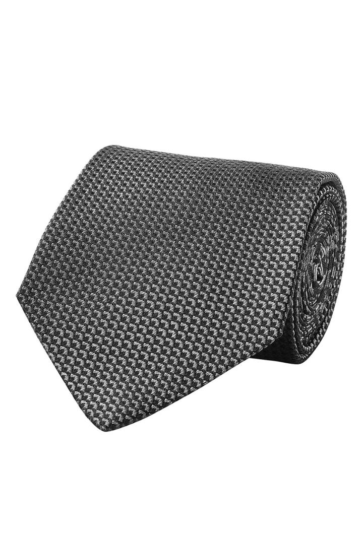 Etro Etro Woven Silk Tie - Black