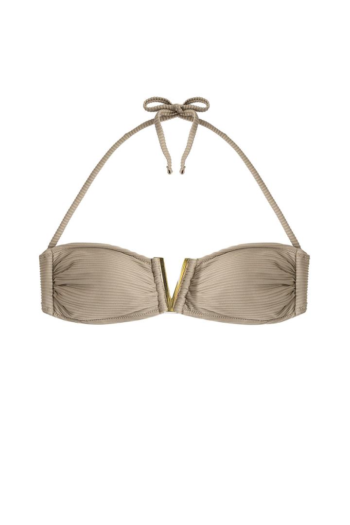 Heidi Klein Heidi Klein Manda Island V-padded Bandeau Bikini - Green