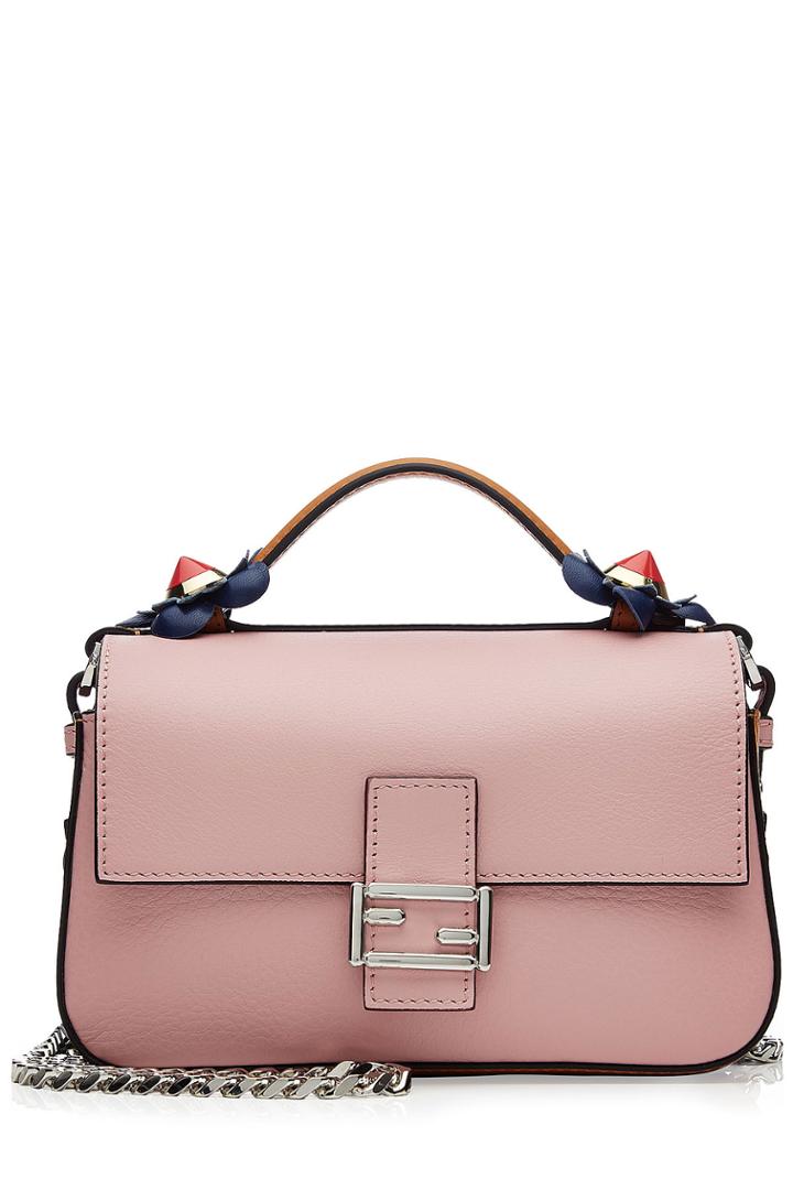 Fendi Fendi Double Micro Baguette Shoulder Bag - Multicolor