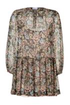 Red Valentino Red Valentino Silk Floral Print Dress