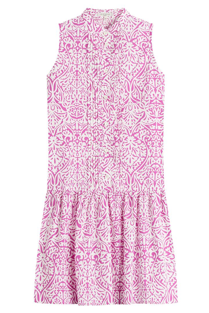 Etro Etro Printed Cotton Dress - Pink