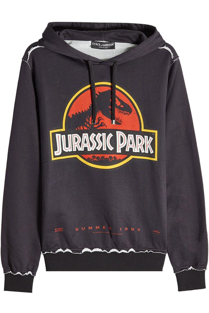 Dolce & Gabbana Dolce & Gabbana Jurassic Park Cotton Hoodie