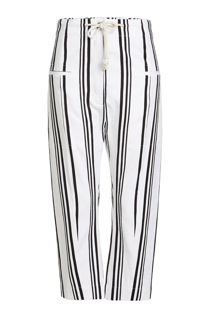 Joseph Joseph Striped Cotton And Linen Pants