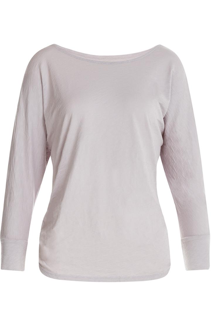 Velvet Long Sleeve Cotton T-shirt