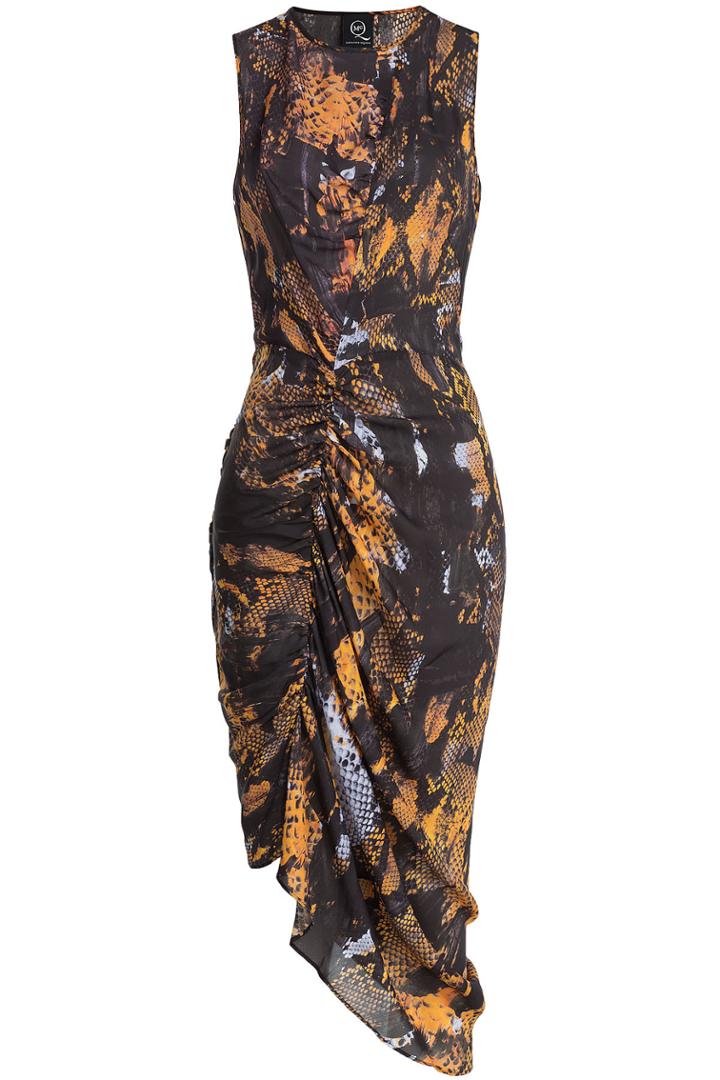 Mcq Alexander Mcqueen Mcq Alexander Mcqueen Printed Silk Dress