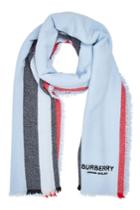 Burberry Burberry Wool Scarf With Cashmere