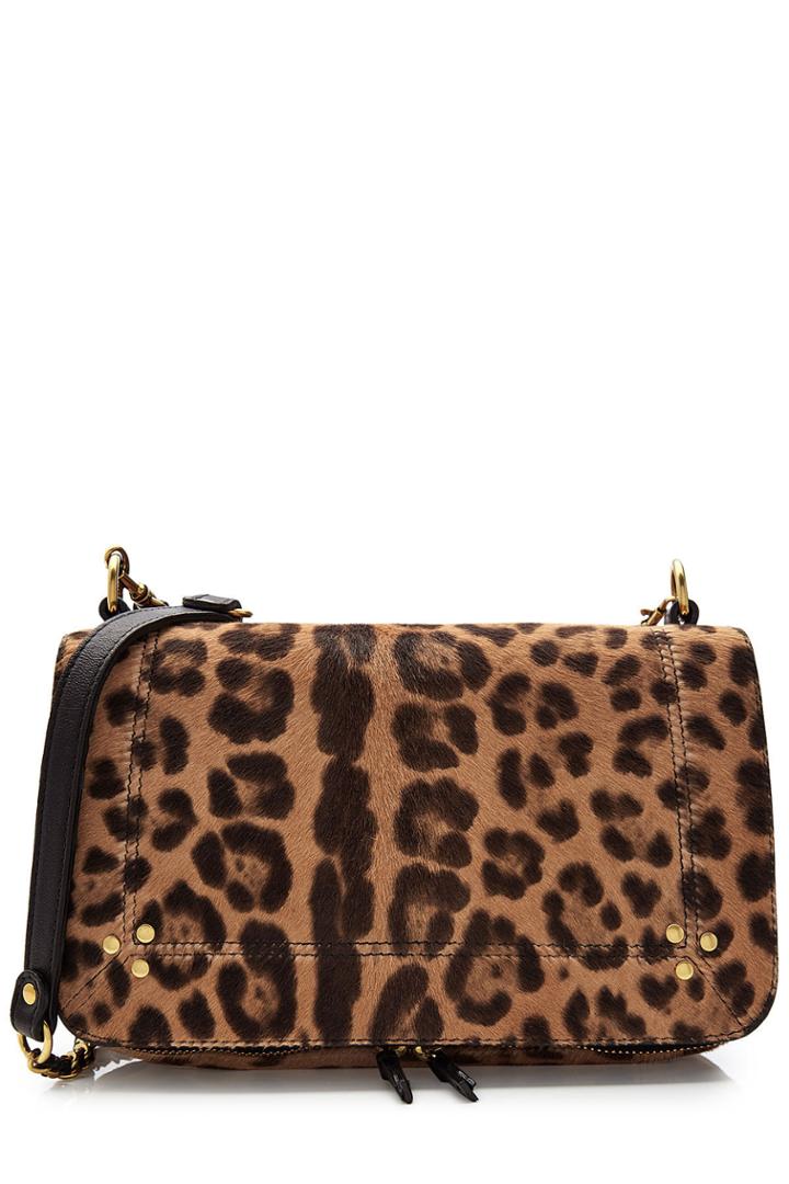Jérôme Dreyfuss Jérôme Dreyfuss Leather Shoulder Bag With Printed Calf Hair