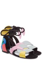 Pierre Hardy Pierre Hardy Color Block Leather Sandals - Multicolor