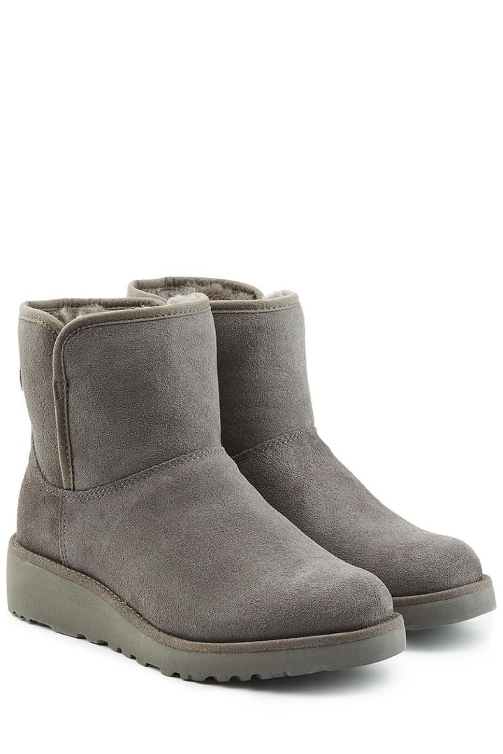 Ugg Australia Ugg Australia Classic Slim Short Suede Boots - Grey
