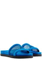 Alexander Wang Jac Suede And Mesh Sandals